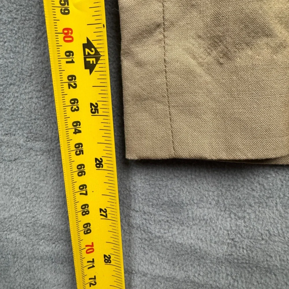 Lauren Ralph Lauren Mens 100% Wool Khaki‎ Straight Leg Dress Pants Total Comfort